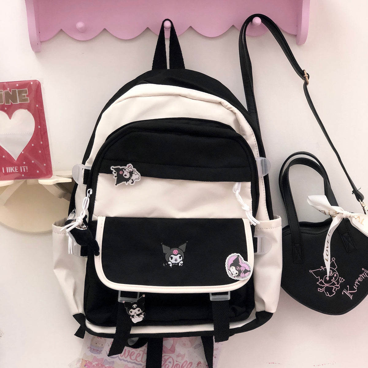 Nibimi Cute Hello Kitty Backpack NM2636 – nibimi