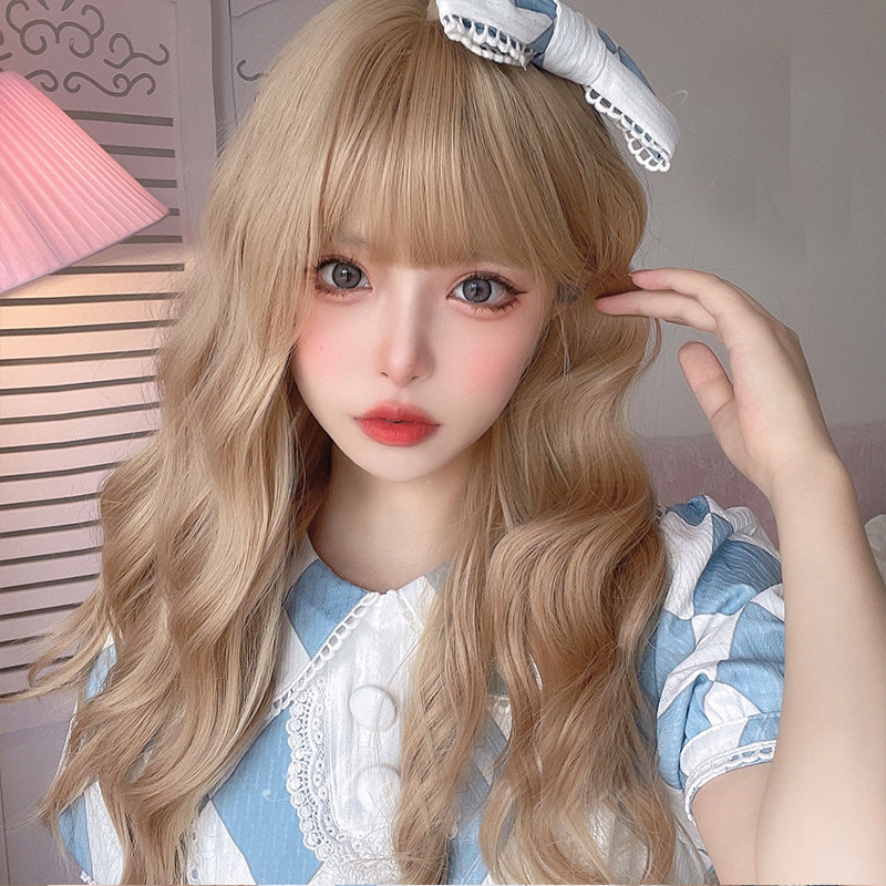 Nibimi Lolita Harajuku long curly JK wig NM2854