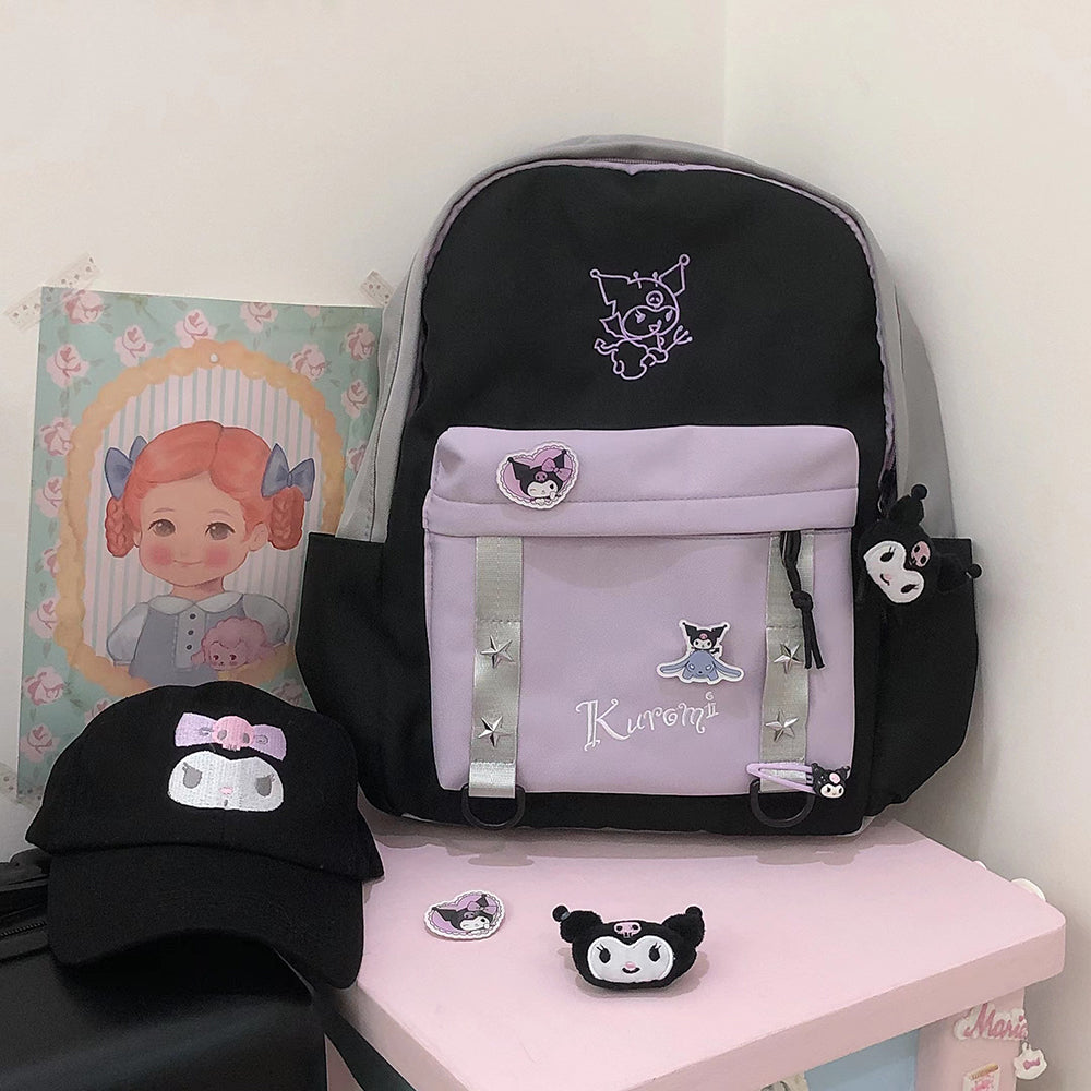 Nibimi kawaii Sanrio Kuromi backpack NM2878