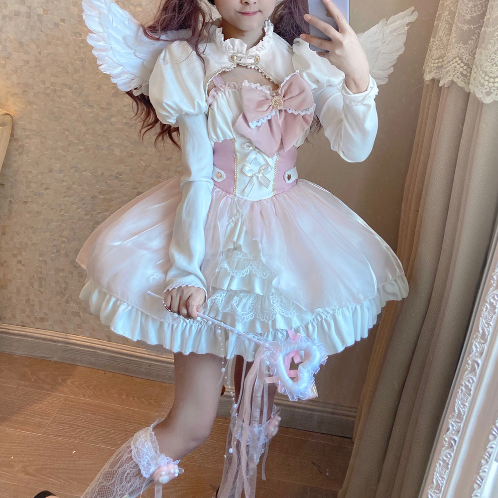 Nibimi lolita magical girl bow dress NM2893