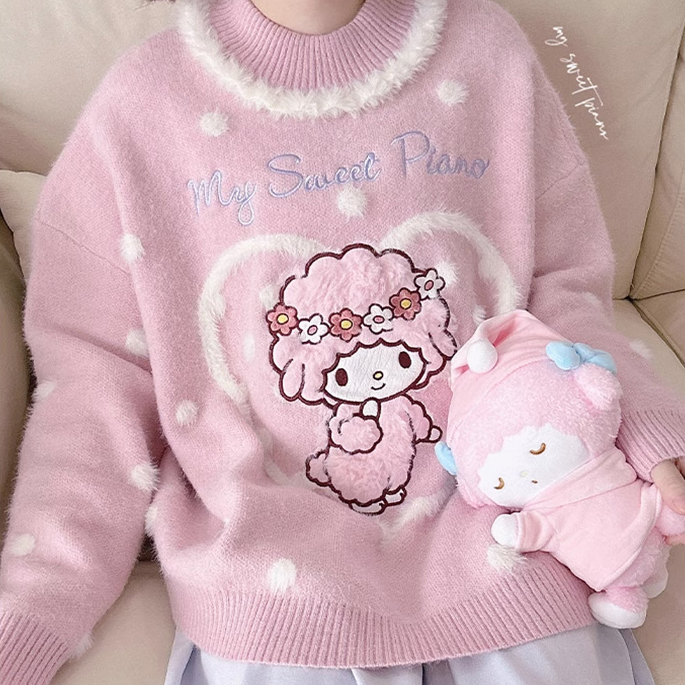 Nibimi kawaii Sanrio knitted sweater NM2896