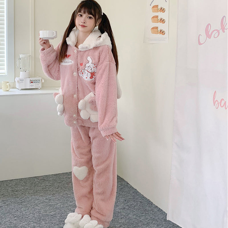 Nibimi kawaii bunny pajamas set NM2983