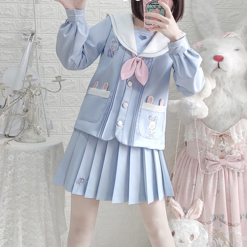 Nibimi Lolita little rabbit JK uniform NM3126