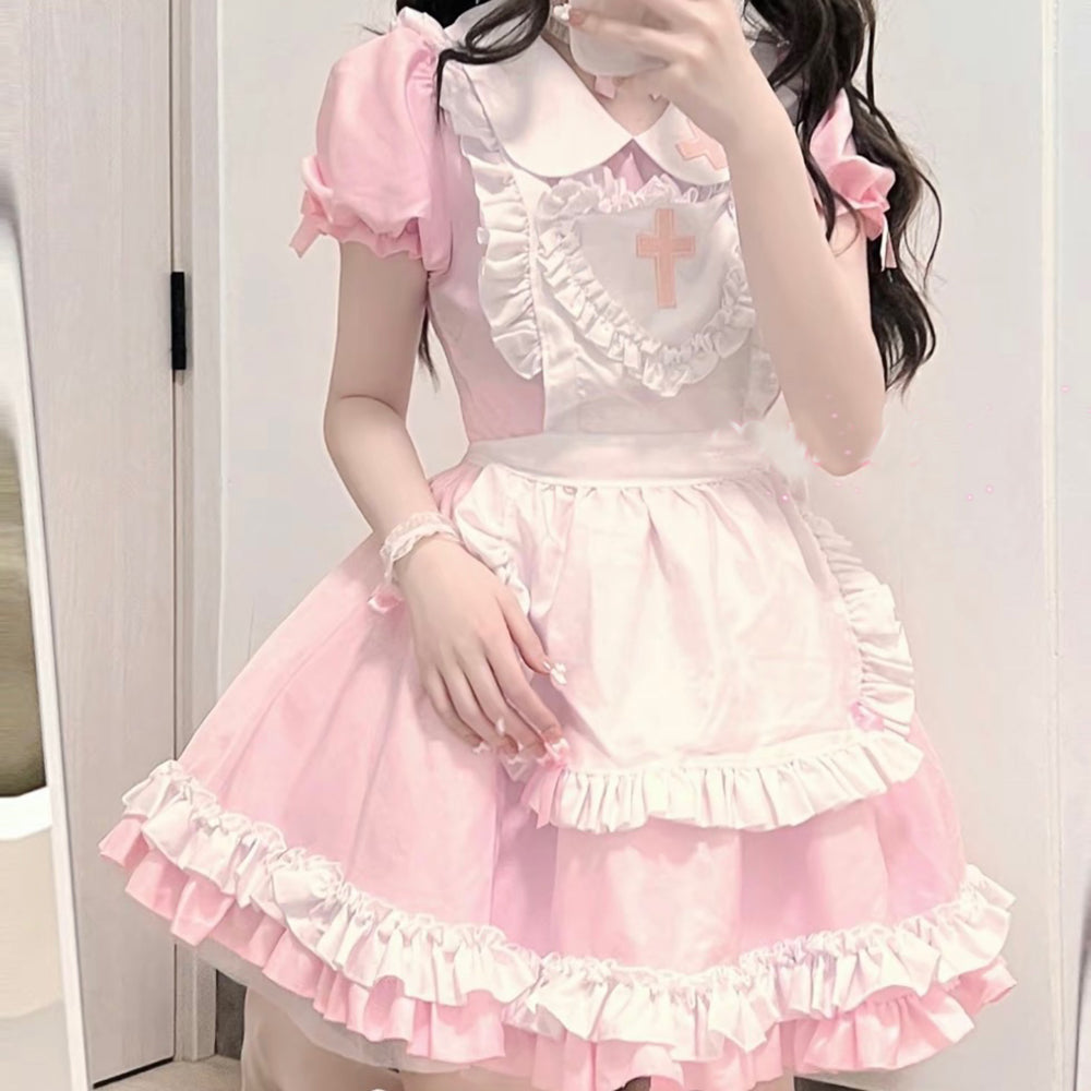 Nibimi Cute Lolita Maid Dress NM3150