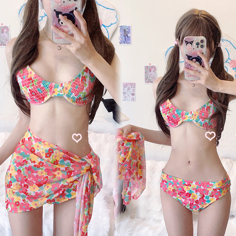 Nibimi Cute dopamine colored swimsuit NM3151