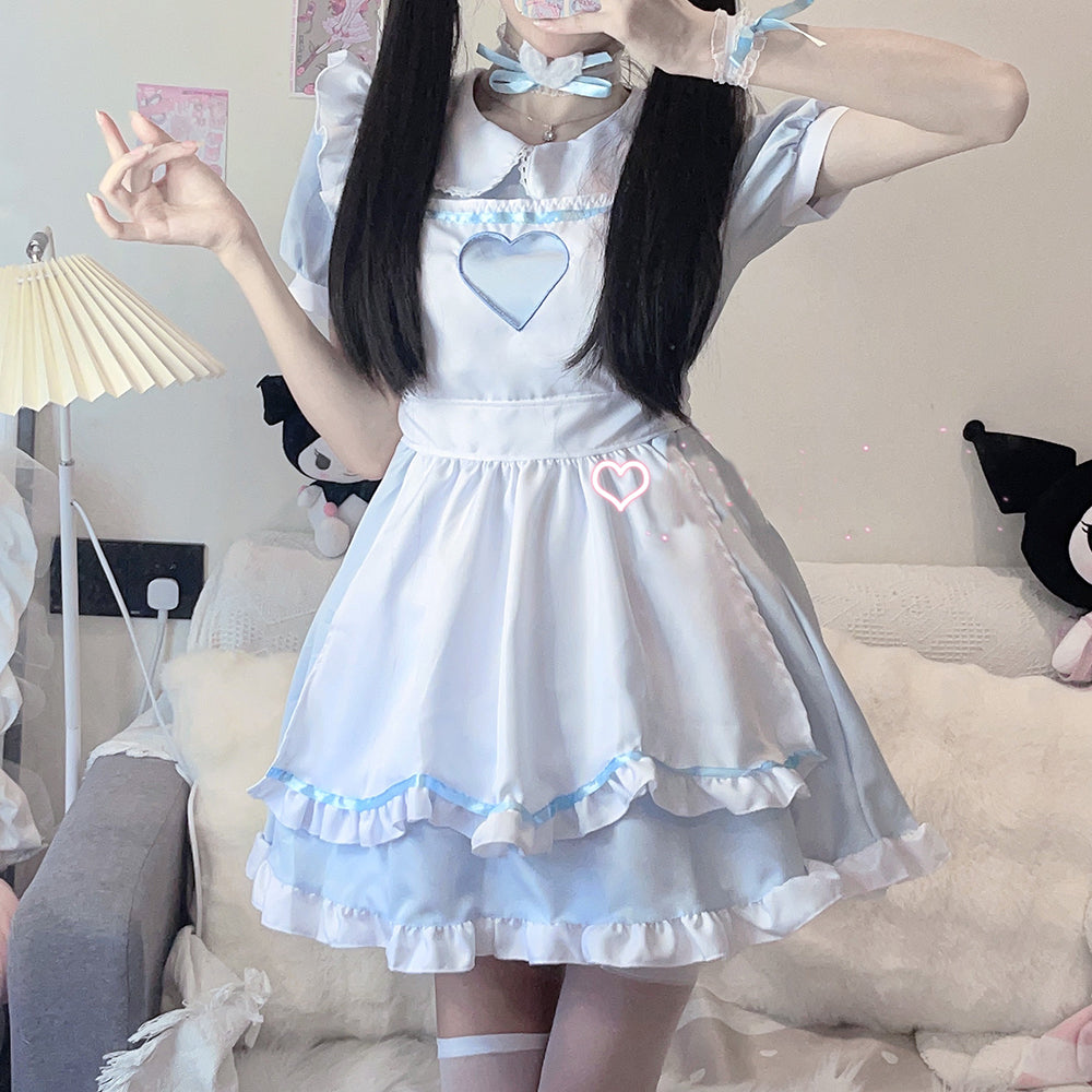 Nibimi Lolita bunny ears maid dress NM3154