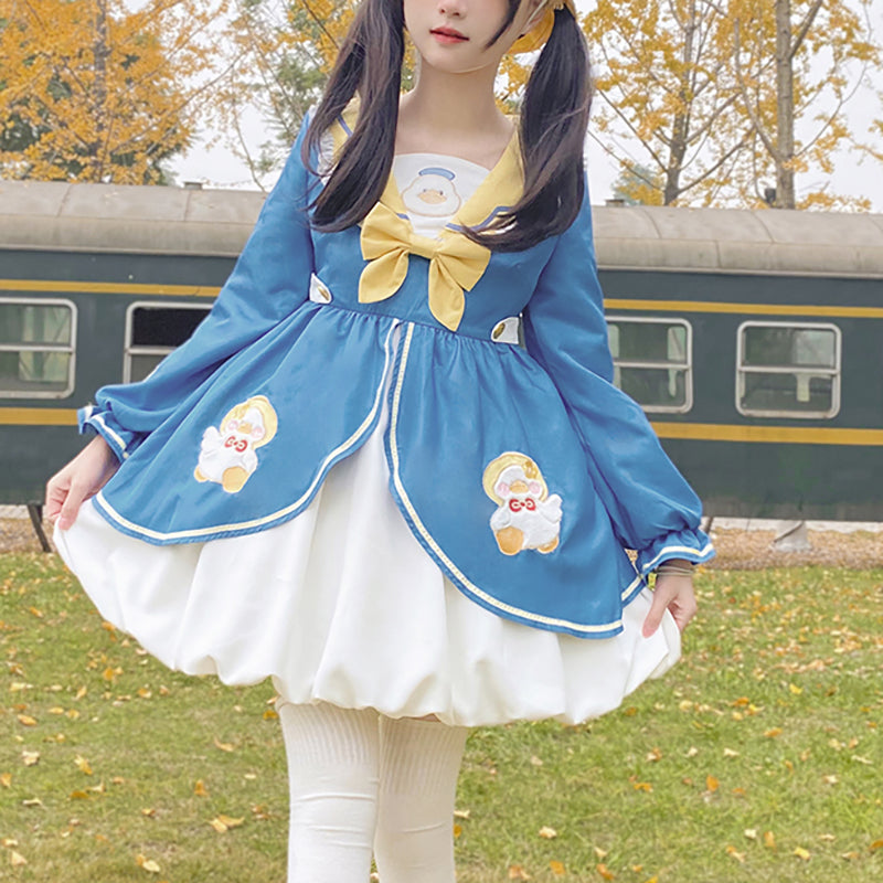 Nibimi Kawaii Lolita duck dress NM3157