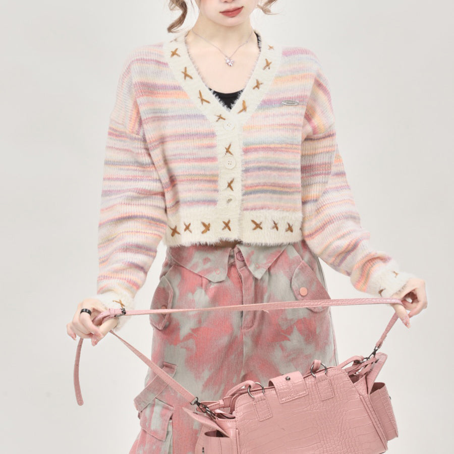 Nibimi Lolita rainbow sweater NM3277