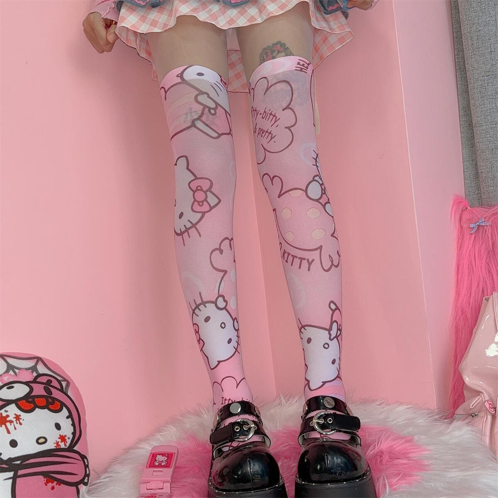 Nibimi Kawaii cartoon Y2K socks NM3325