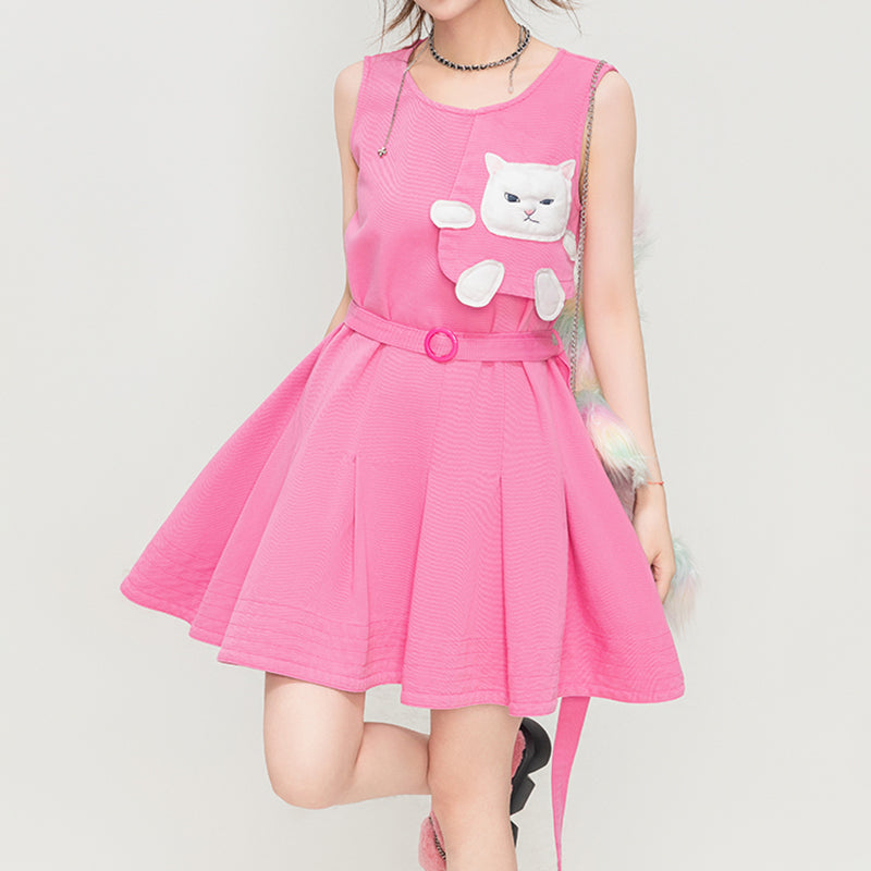 Nibimi kawaii dopamine cat dress NM3343