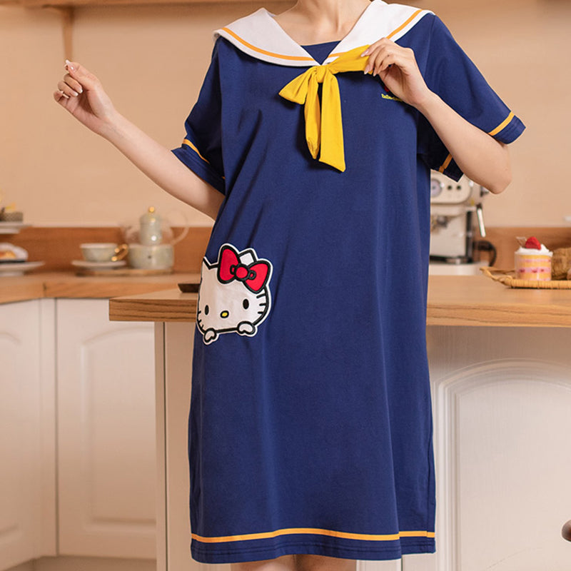 Nibimi Kawaii HelloKitty Navy Nightdress NM3360