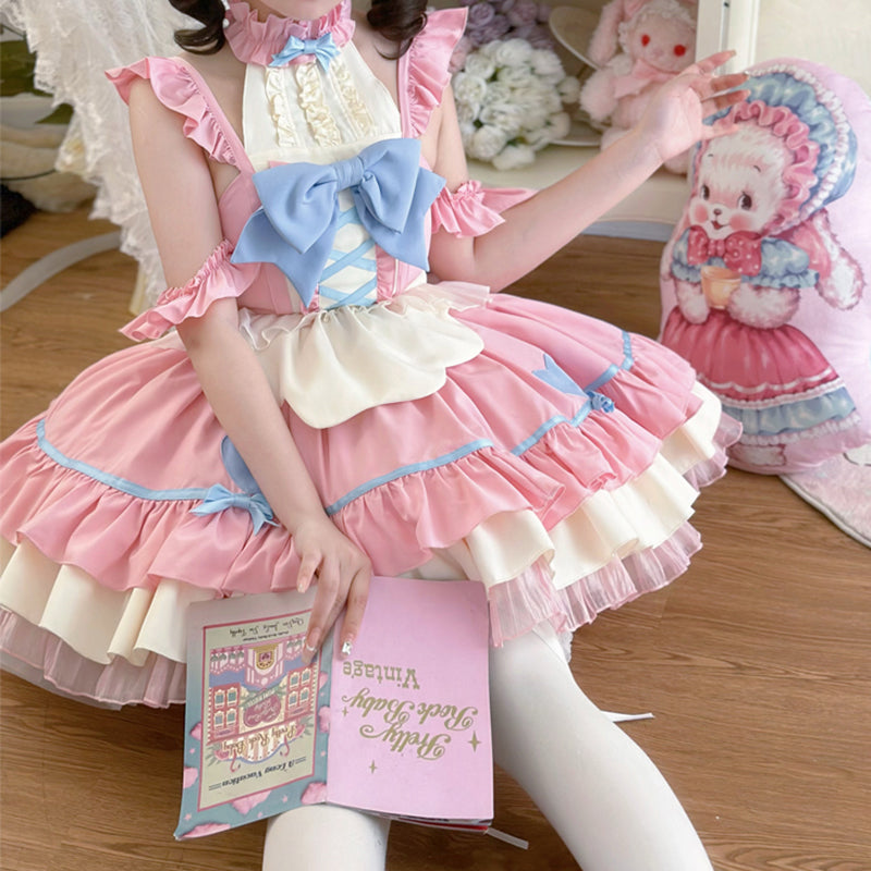 Nibimi Lolita cute maid JSK dress NM3367