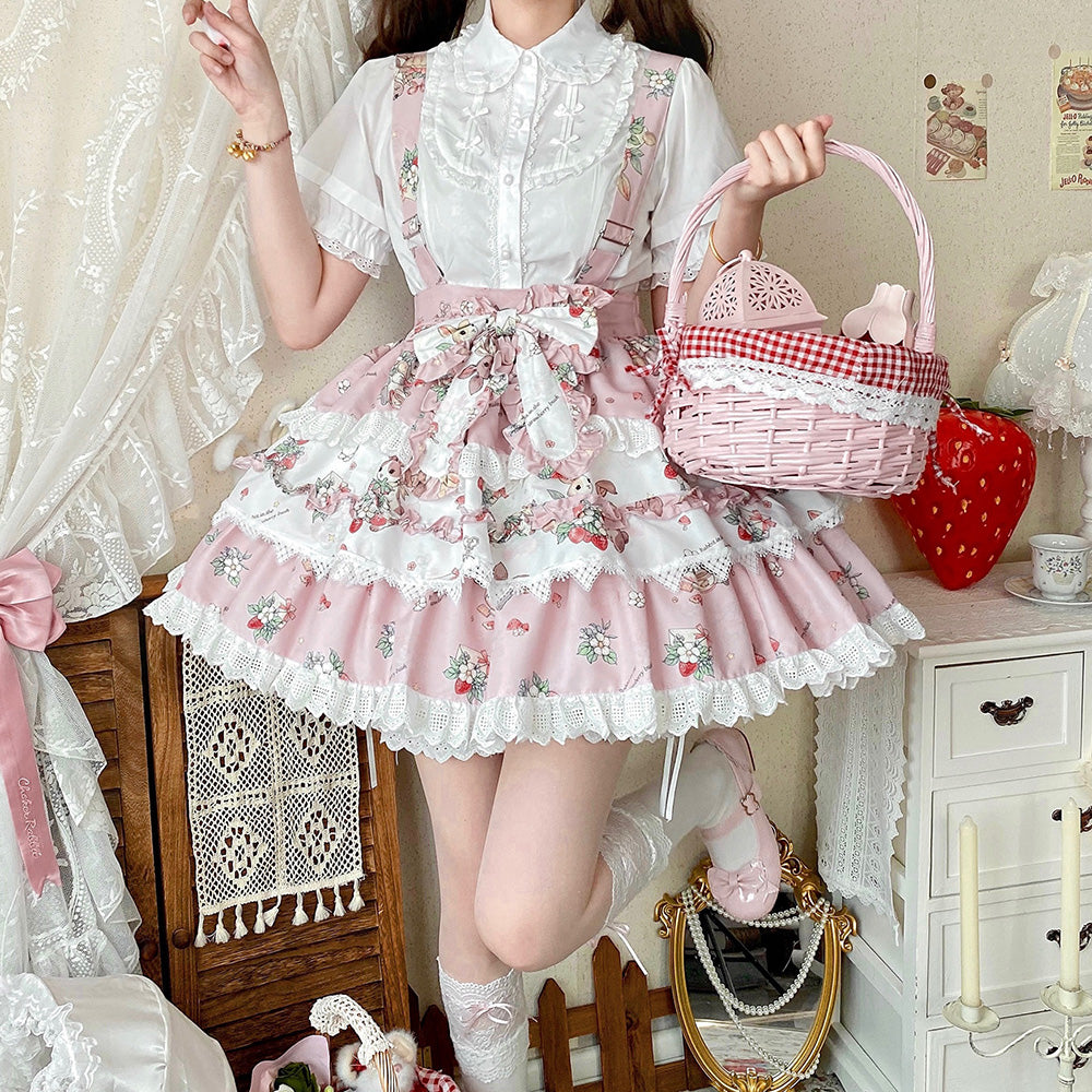 Nibimi Lolita Bow Bunny SK Skirt NM3375