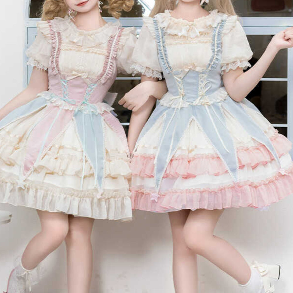 Nibimi Lolita Star Bow JSK Dress NM3386