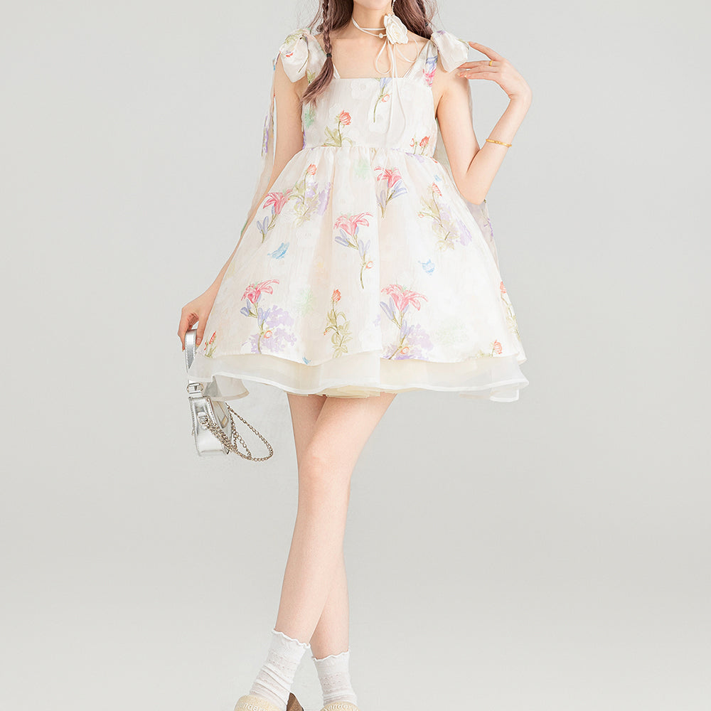 Nibimi Lolita Floral Fairy Dress NM3394