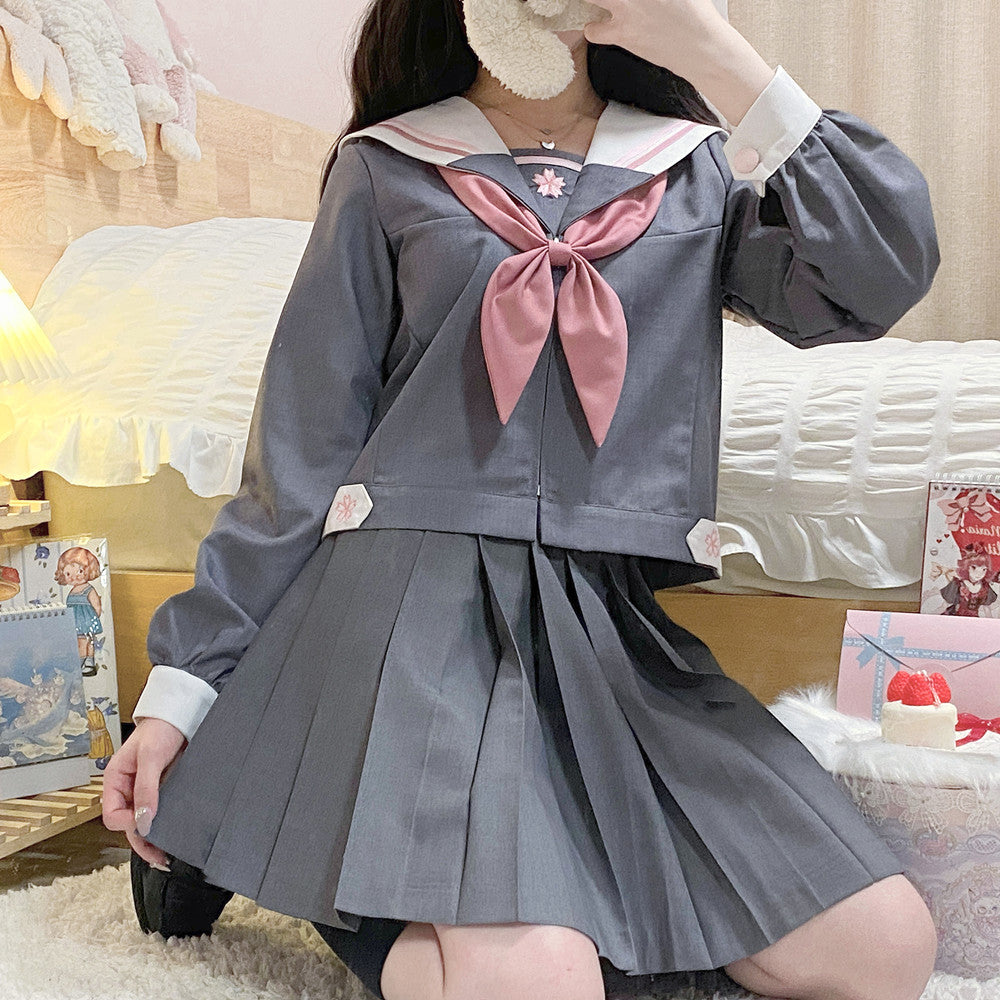 Nibimi Lolita Sailor Suit JK Uniform Set NM3504