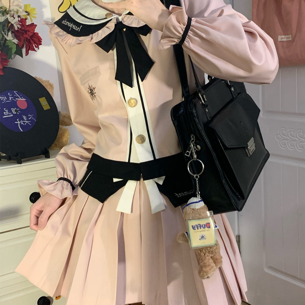 Nibimi Lolita bow JK uniform suit NM3505