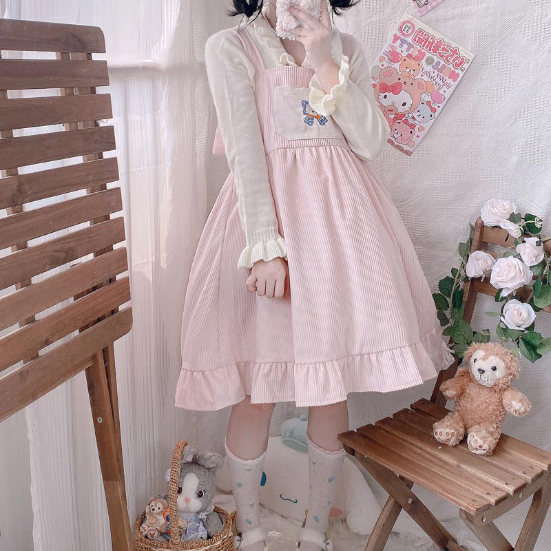 Nibimi kawaii bow puppy dress NM3515