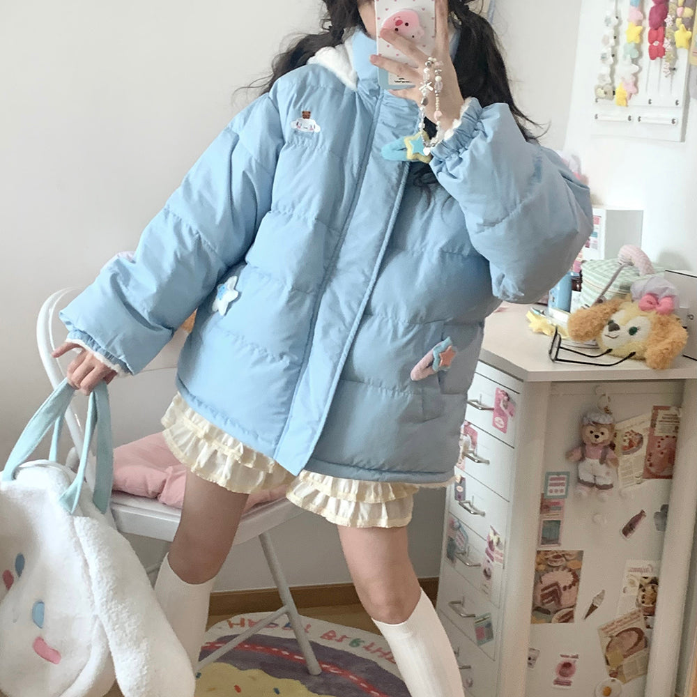 Nibimi kawaii cinnamon star coat NM3529