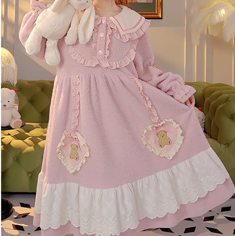 Nibimi Lolita cute love nightdress NM3548