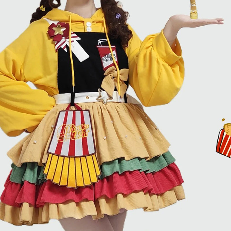 Nibimi kawaii cute hamburger JSK dress NM3567