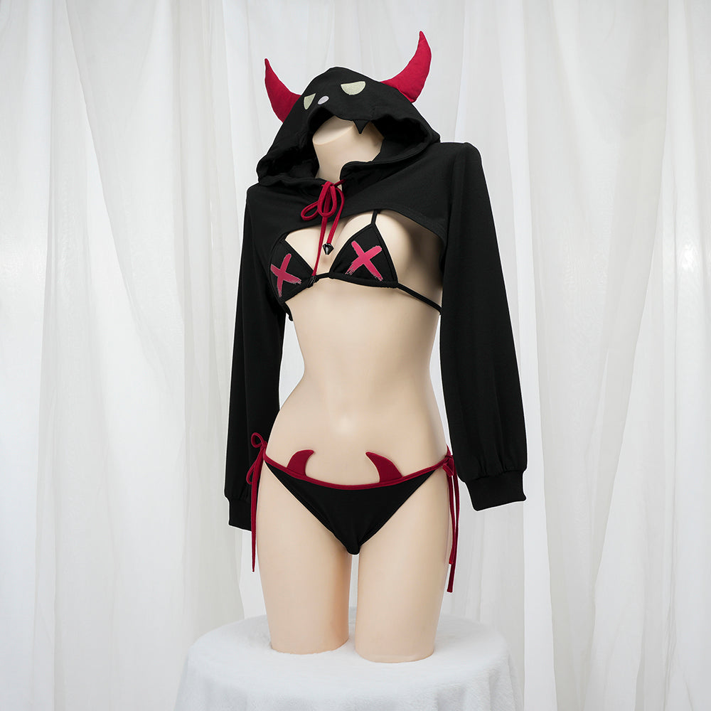 Nibimi Lolita Devil Bikini Pajamas NM3620