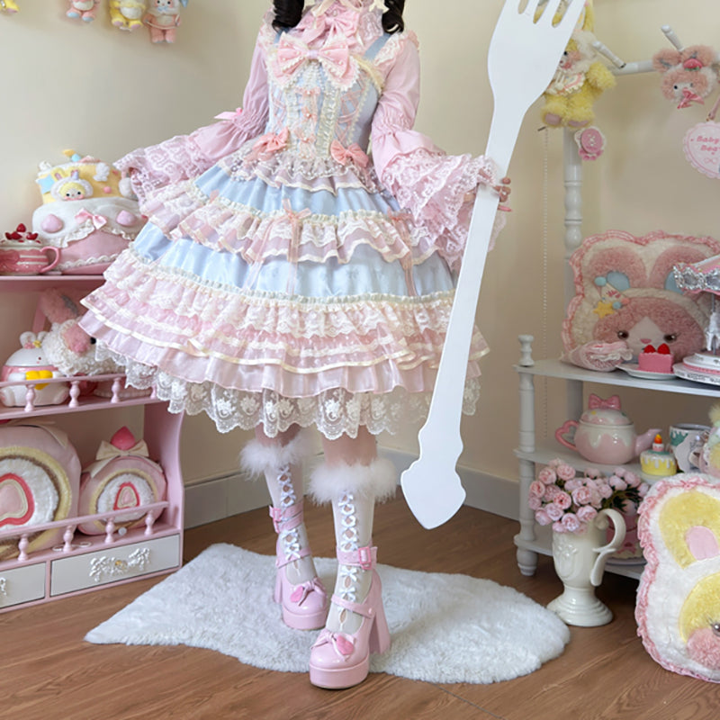 Nibimi Lolita Bow Princess JSK Dress NM3638