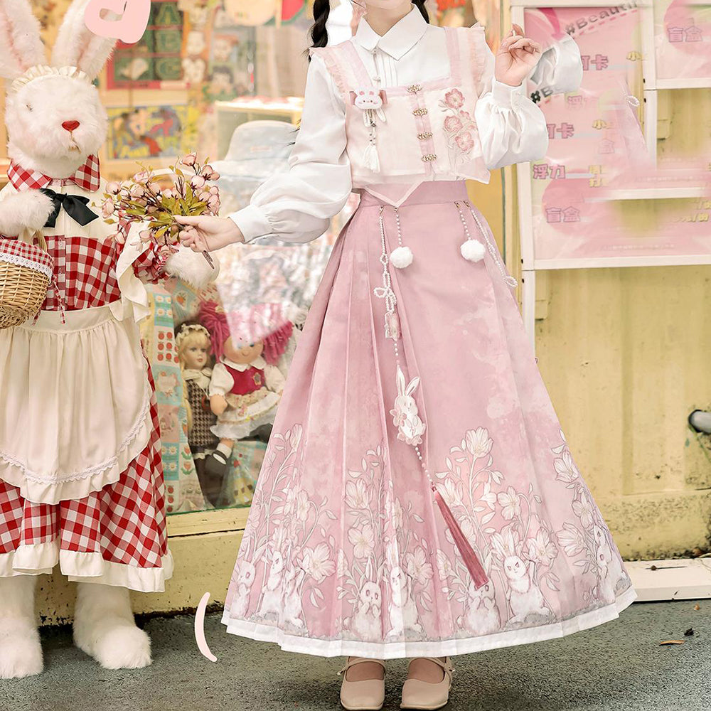 Nibimi Lolita Cute Bunny Dress Set NM3643