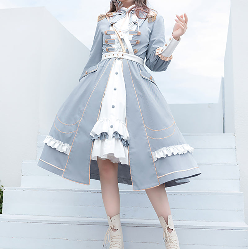 Nibimi Lolita Navy Style OP Dress NM3680