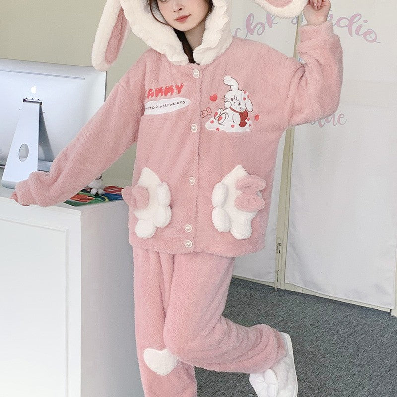 Nibimi Cute and Sweet Bunny Pajama Set NM2904