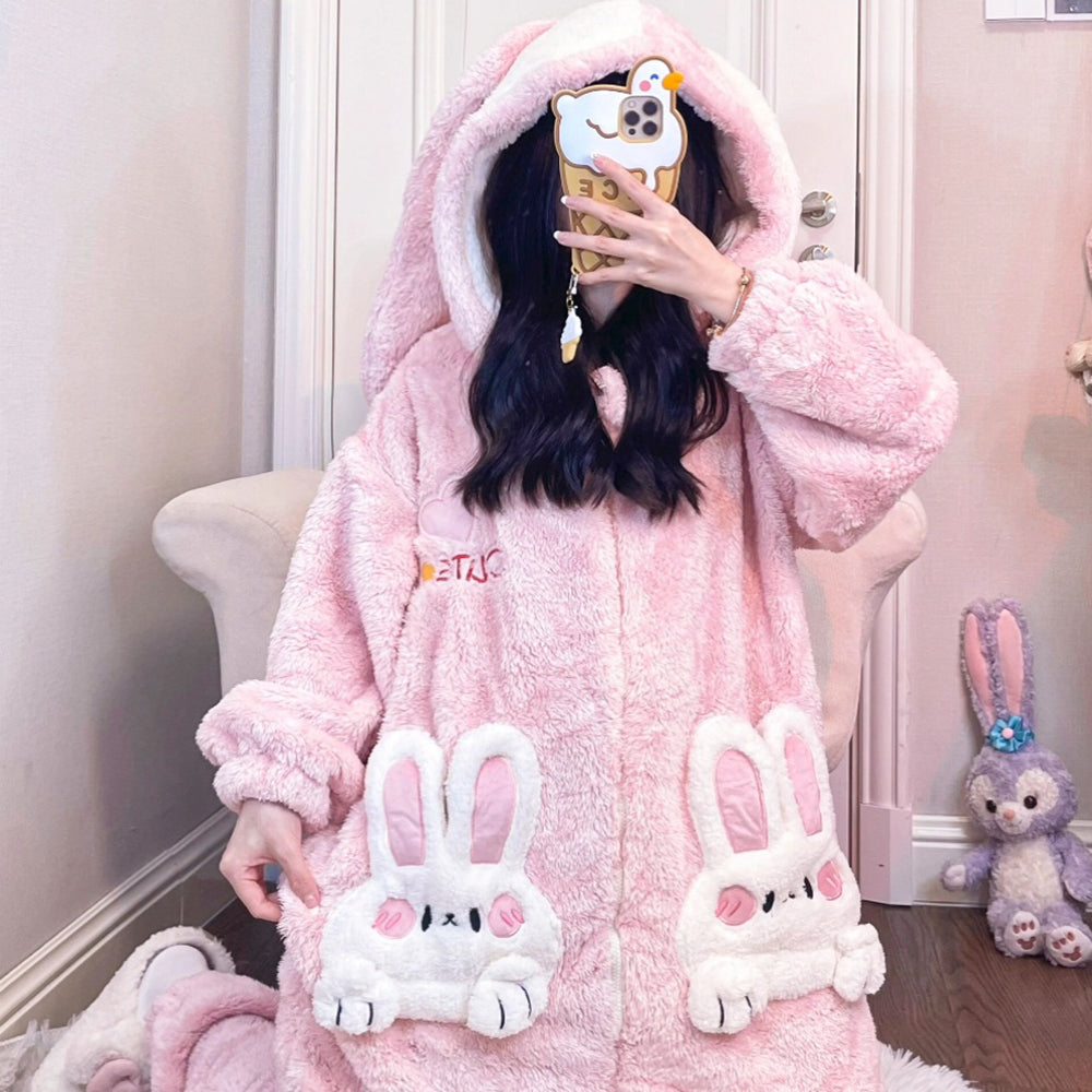 Nibimi cute rabbit pajamas NM2974