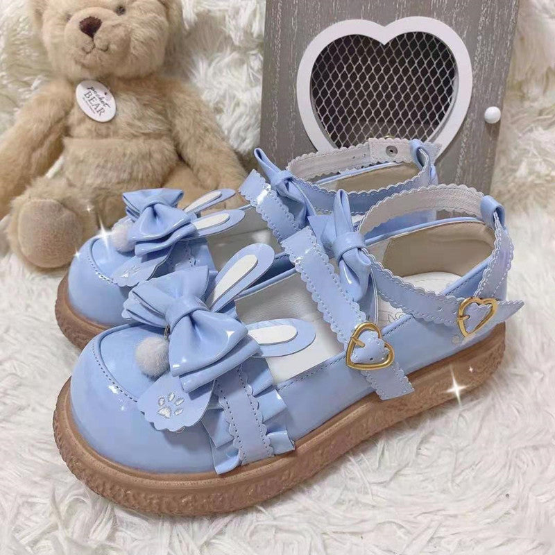 Nibimi Cute Lolita JK rabbit ear shoes NM1575