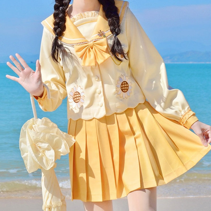 Nibimi Lolita Sunflower JK Uniform Set NM2226