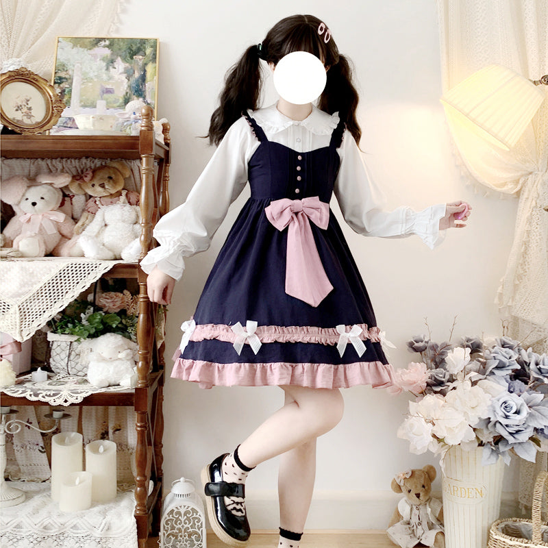 Nibimi Lolita Bow JSK Dress NM2227