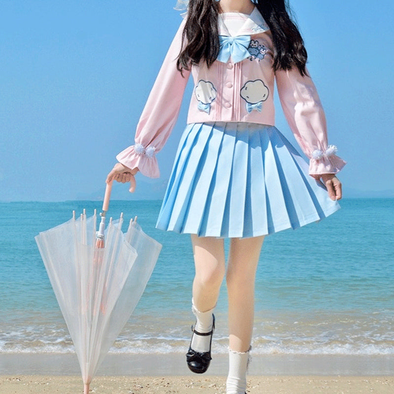 Nibimi Lolita cloud bunny JK sailor suit NM2228