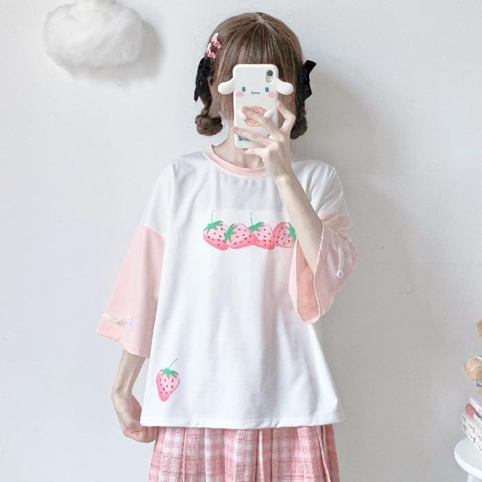 Nibimi Cute Strawberry T-shirt NM907 – nibimi