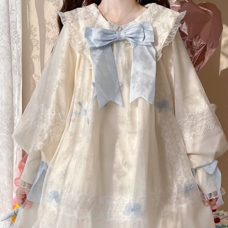 Nibimi Cute Lolita Bow Dress NM2125