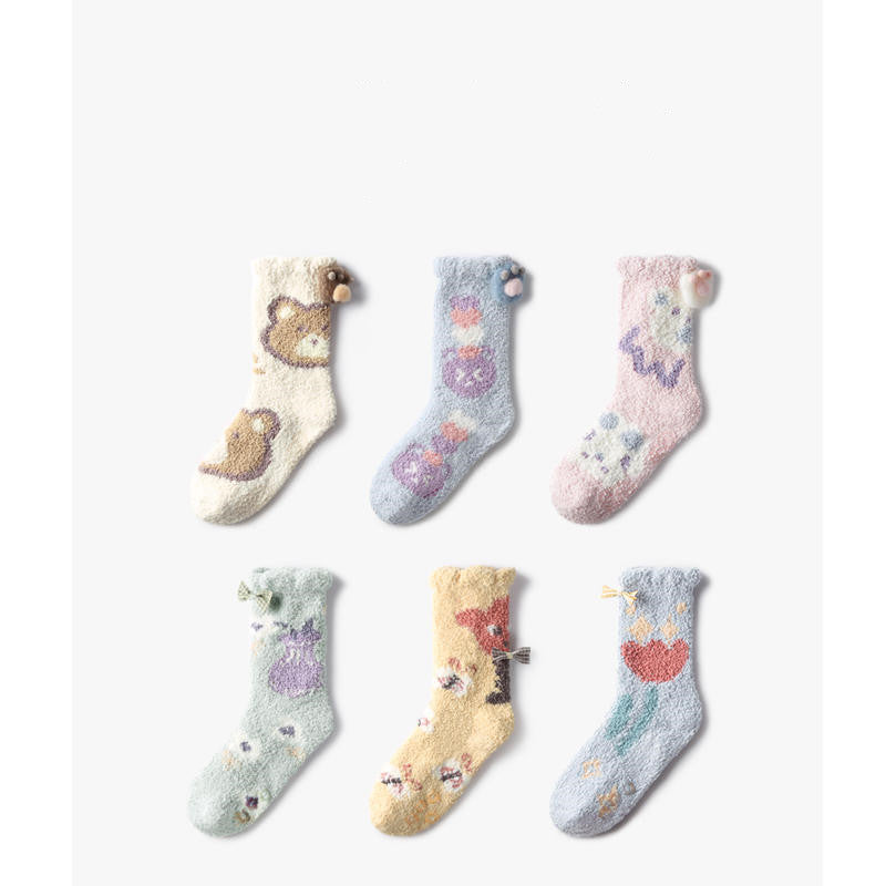 Nibimi Cute Plush Socks NM1928