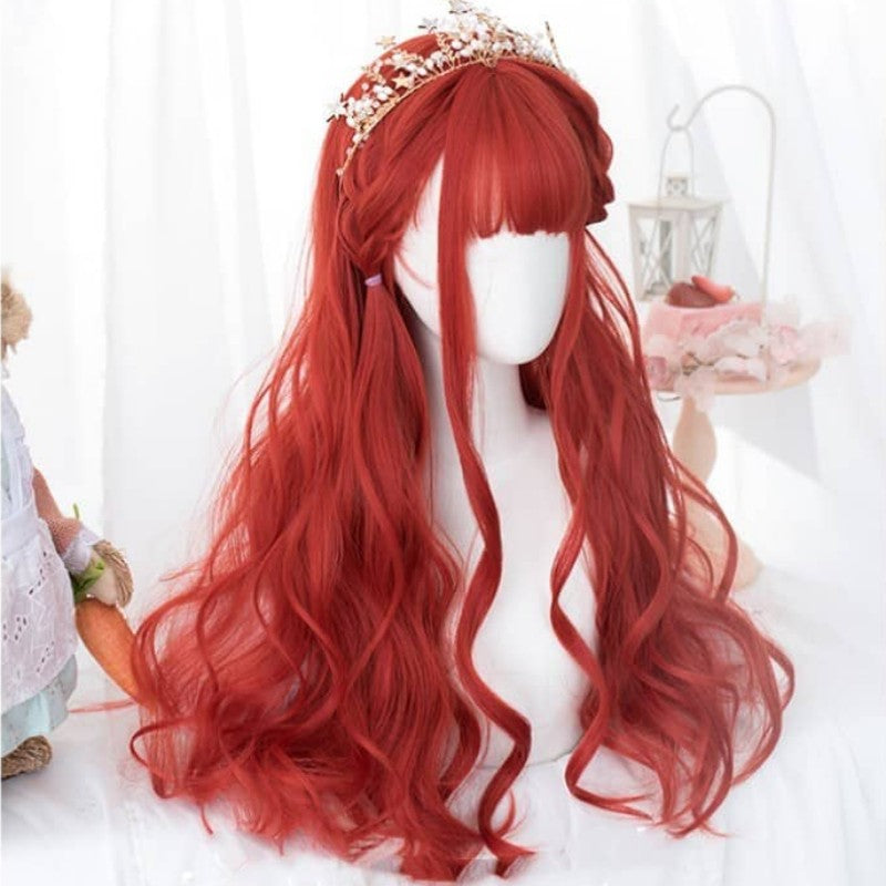 Nibimi Lolita Red Big Wave Japanese Wig NM2111