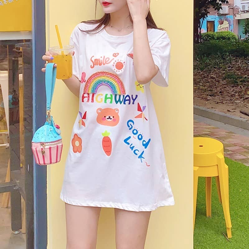 Nibimi Sweet Rainbow T-shirt NM2139