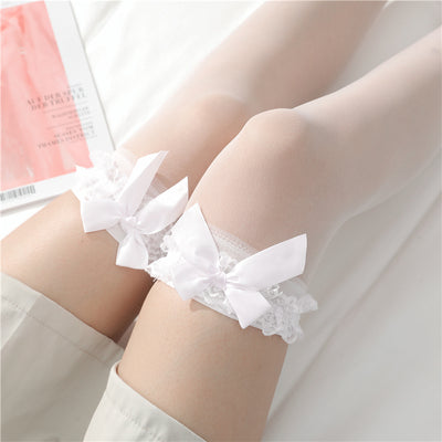 Nibimi Japanese JK Cute Lace Bowknot Stockings NM269